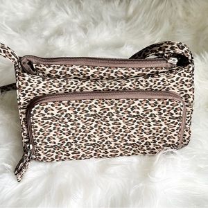 Y2K Leopard Print Shoulder Purse